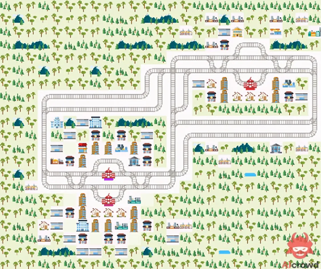 Flatland rail scheduling project visualization